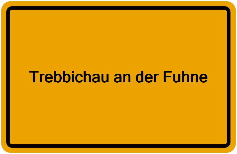 Handelsregisterauszug Trebbichau an der Fuhne